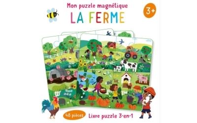 La Ferme - Livre Et Puzzle Magnétique